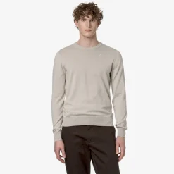 K-WAY Sebastien Cotton Ps - Knitwear - Pullover - Man - Beige Lt Cheap