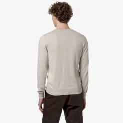 K-WAY Sebastien Cotton Ps - Knitwear - Pullover - Man - Beige Lt Cheap