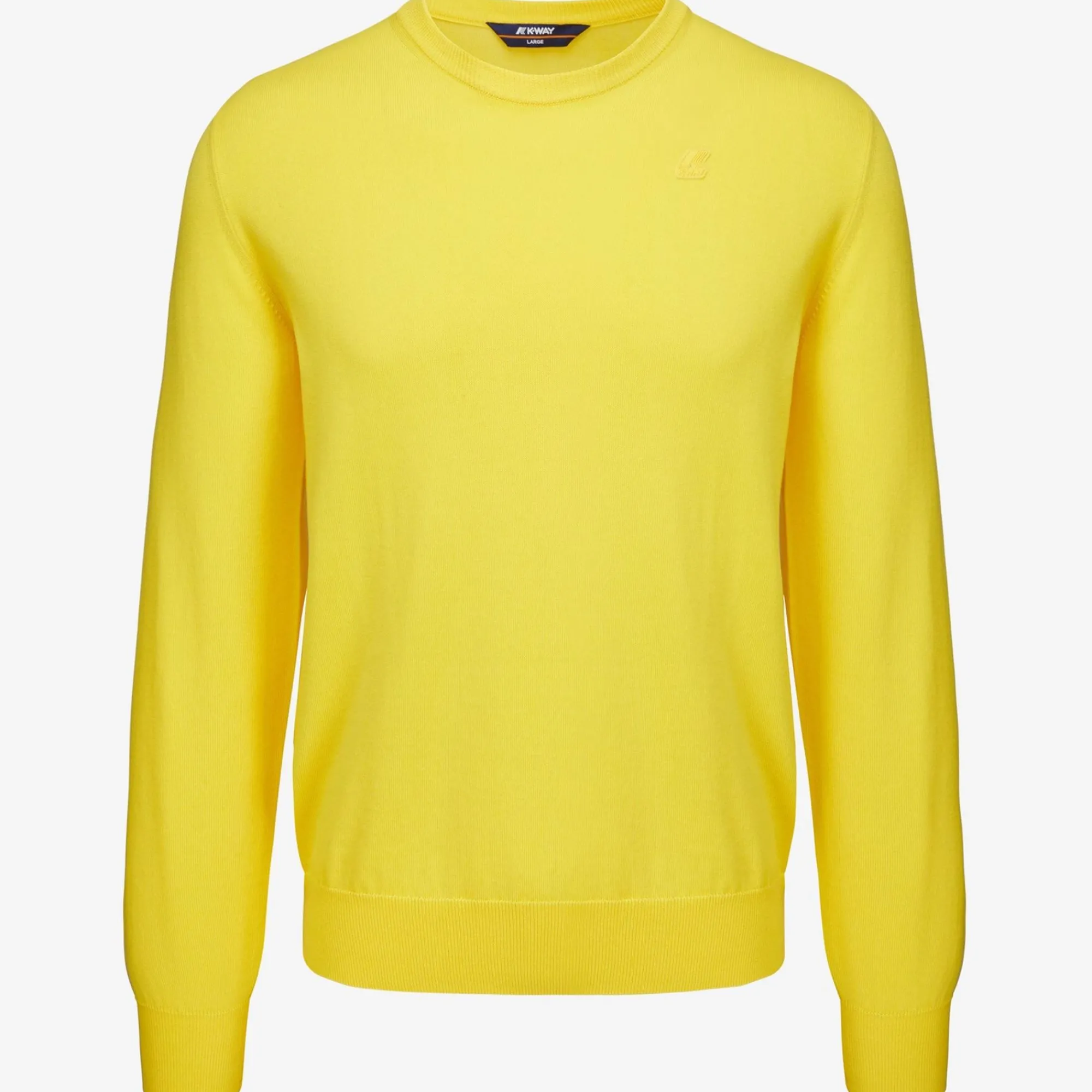 K-WAY Sebastien Cotton Ps - Knitwear - Pullover - Man - Yellow Sunstruck Sale