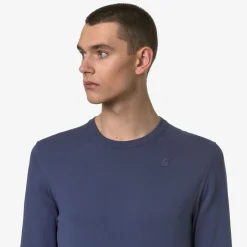 K-WAY Sebastien Cotton Ps - Knitwear - Pullover - Man - Blue Indigo Shop
