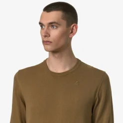 K-WAY Sebastien Cotton Ps - Knitwear - Pullover - Man - Brown Corda Best Sale