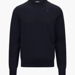 K-WAY Sebastien Cotton Ps - Knitwear - Pullover - Man - Blue Depth Store
