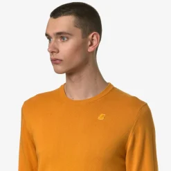 K-WAY Sebastien Cotton Ps - Knitwear - Pullover - Man - Orange Lt Sale