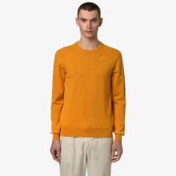 K-WAY Sebastien Cotton Ps - Knitwear - Pullover - Man - Orange Lt Sale