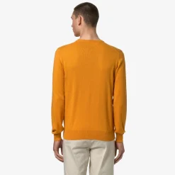 K-WAY Sebastien Cotton Ps - Knitwear - Pullover - Man - Orange Lt Sale