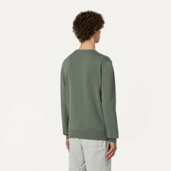 K-WAY Sebastien Cotton Ps - Knitwear - Pullover - Man - Green Laurel Best Sale