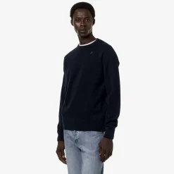 K-WAY Sebastien Easy Care - Knitwear - Pullover - Man - Blue Depth Sale