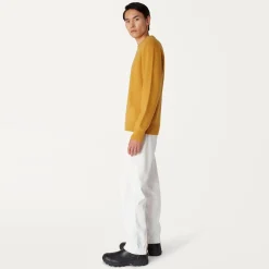 K-WAY Sebastien Lambswool - Knitwear - Pullover - Man - Yellow Sunflower Discount