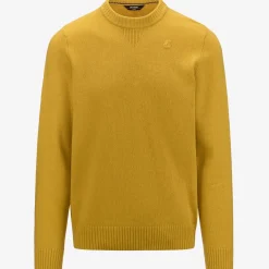 K-WAY Sebastien Lambswool - Knitwear - Pullover - Man - Yellow Mustard New