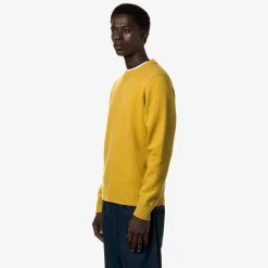 K-WAY Sebastien Lambswool - Knitwear - Pullover - Man - Yellow Mustard New