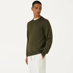 K-WAY Sebastien Merino - Knitwear - Pullover - Man - Green Blackish Best Sale