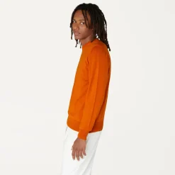 K-WAY Sebastien Merino - Knitwear - Pullover - Man - Orange Rust Sale