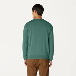 K-WAY Sebastien Merino - Knitwear - Pullover - Man - Green Laurel Flash Sale
