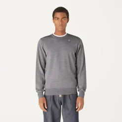 K-WAY Sebastien Merino - Knitwear - Pullover - Man - Beige Greyish Hot