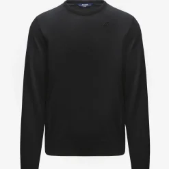 K-WAY Sebastien Merino - Knitwear - Pullover - Man - Black Pure Flash Sale