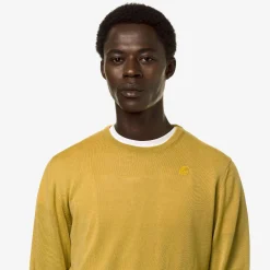 K-WAY Sebastien Merino - Knitwear - Pullover - Man - Yellow Zafferano Store