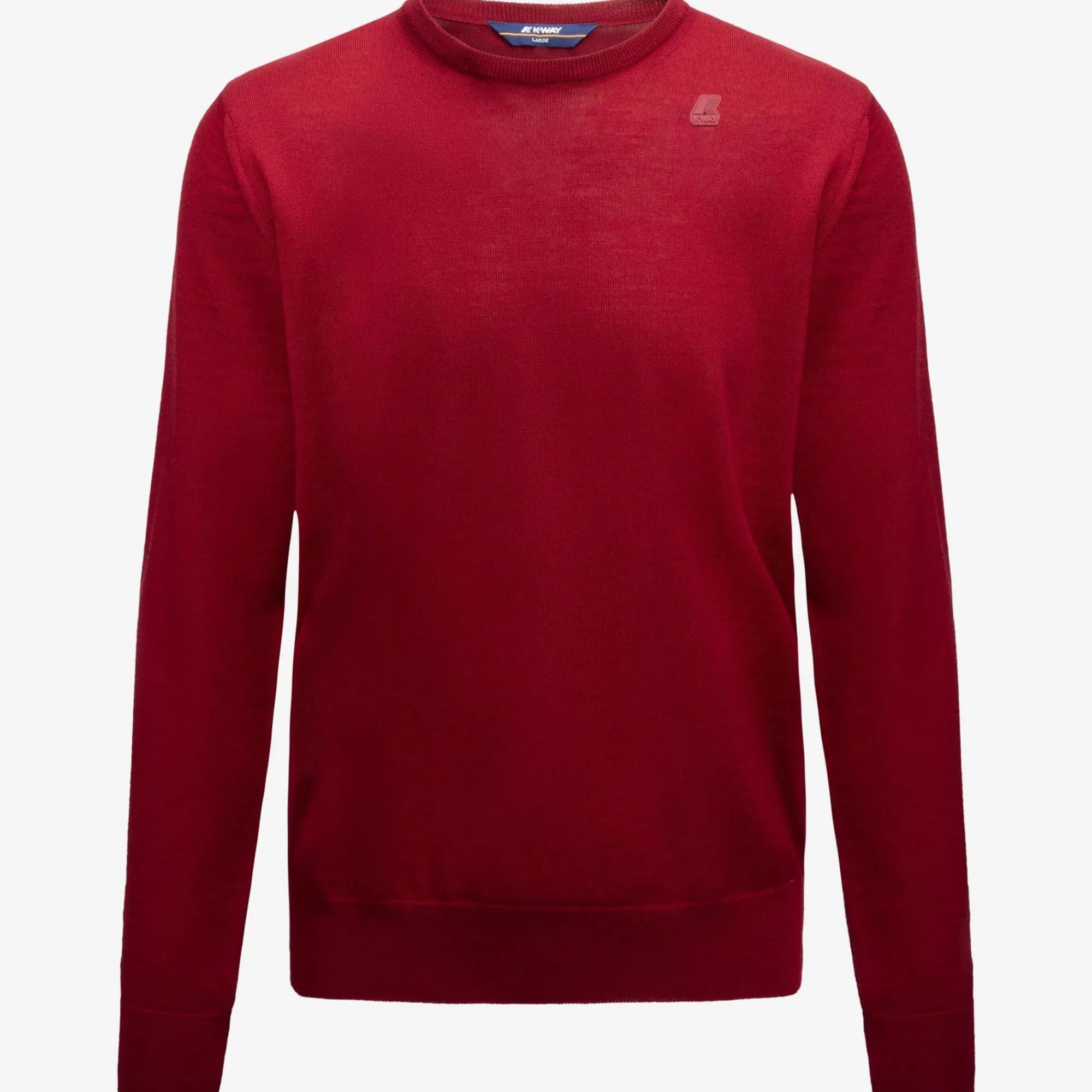 K-WAY Sebastien Merino - Knitwear - Pullover - Man - Red Dk Tomato Best Sale