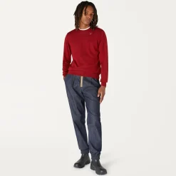 K-WAY Sebastien Merino - Knitwear - Pullover - Man - Red Dk Tomato Best Sale