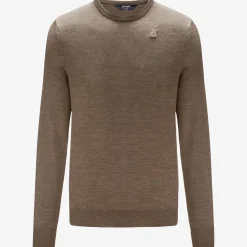 K-WAY Sebastien Merino - Knitwear - Pullover - Man - Beige Taupe Fashion