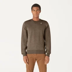 K-WAY Sebastien Merino - Knitwear - Pullover - Man - Beige Taupe Fashion