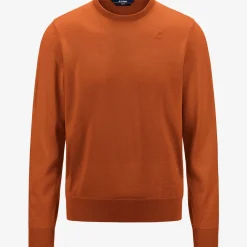 K-WAY Sebastien Merino - Knitwear - Pullover - Man - Orange Pumpkin Store