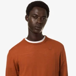 K-WAY Sebastien Merino - Knitwear - Pullover - Man - Orange Pumpkin Store