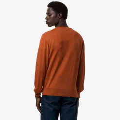 K-WAY Sebastien Merino - Knitwear - Pullover - Man - Orange Pumpkin Store