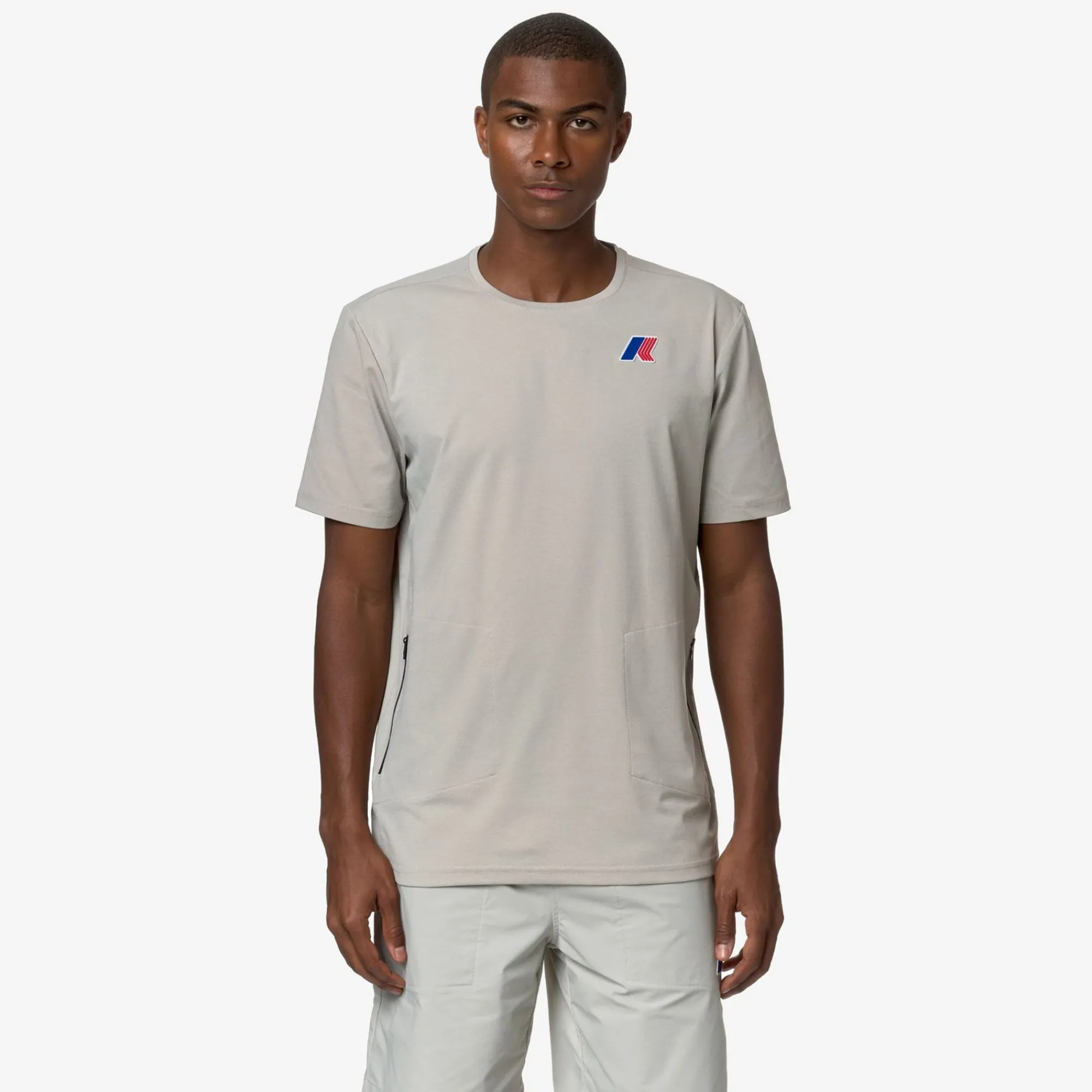 K-WAY Seril Lf - T-Shirtstop - T-Shirt - Unisex - Beige Lt Cheap