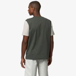 K-WAY Seril Lf - T-Shirtstop - T-Shirt - Unisex - Green B-Beige L Shop