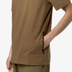 K-WAY Seril Travel - T-Shirtstop - T-Shirt - Unisex - Brown Corda Discount