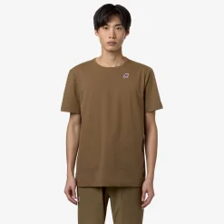 K-WAY Seril Travel - T-Shirtstop - T-Shirt - Unisex - Brown Corda Discount