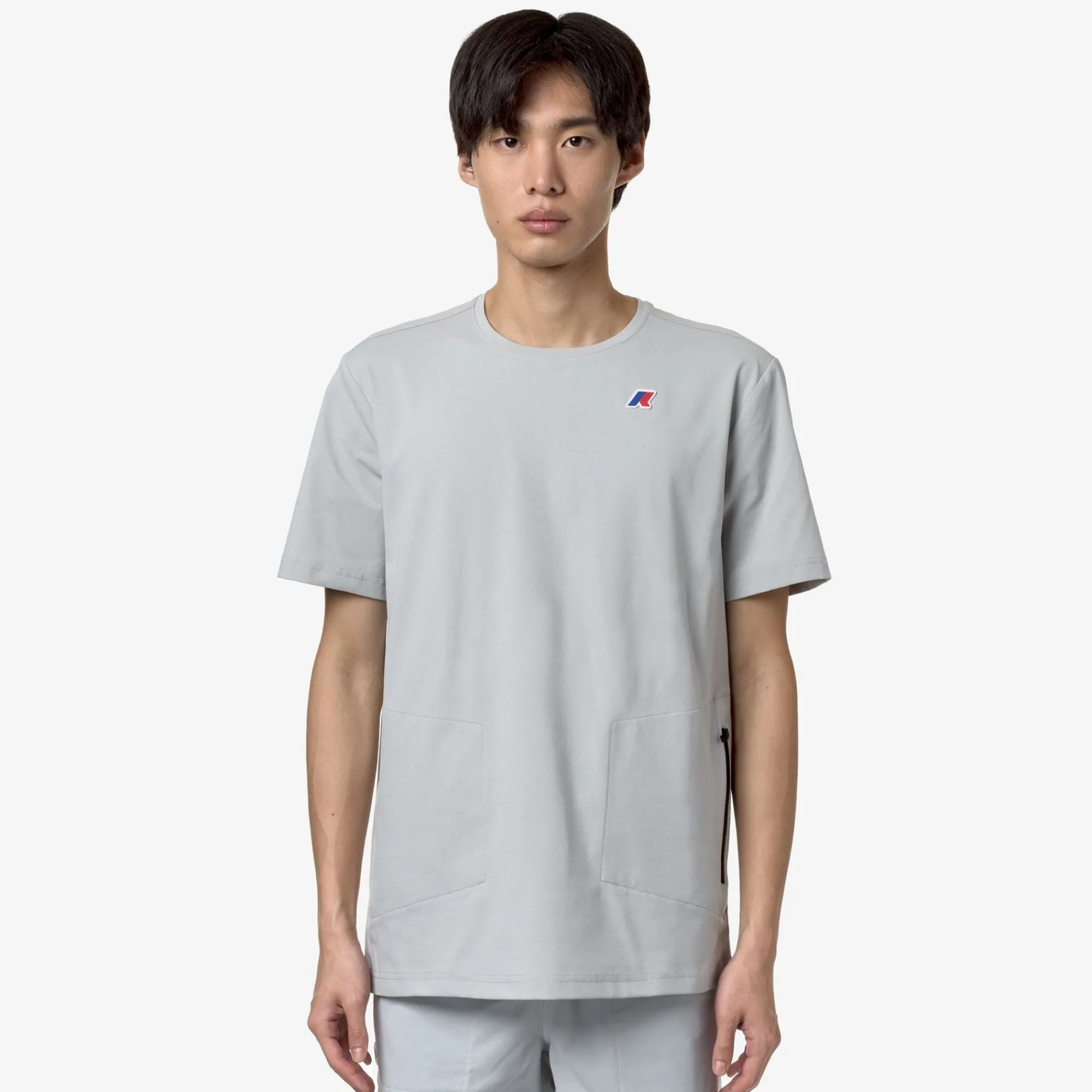 K-WAY Seril Travel - T-Shirtstop - T-Shirt - Unisex - Grey Lt Outlet