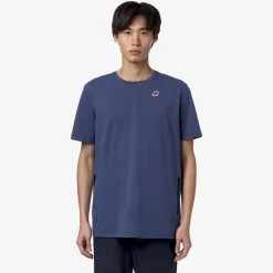 K-WAY Seril Travel - T-Shirtstop - T-Shirt - Unisex - Blue Indigo Outlet