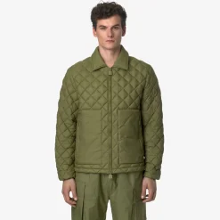 K-WAY Shibar Eco Light Warm - Jackets - Short - Unisex - Green Sphagnum New