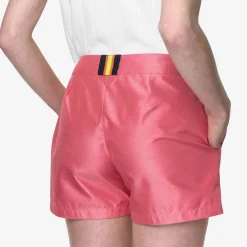 K-WAY Shory Shantung - Like 2L - Shorts - Sportshorts - Woman - Pink Camelia Shantung Cheap