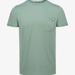K-WAY Sigur - T-Shirtstop - T-Shirt - Man - Green Fjord Flash Sale