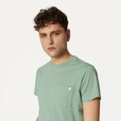 K-WAY Sigur - T-Shirtstop - T-Shirt - Man - Green Fjord Flash Sale