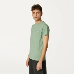K-WAY Sigur - T-Shirtstop - T-Shirt - Man - Green Fjord Flash Sale