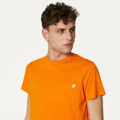 K-WAY Sigur - T-Shirtstop - T-Shirt - Man - Orange Russet Best Sale