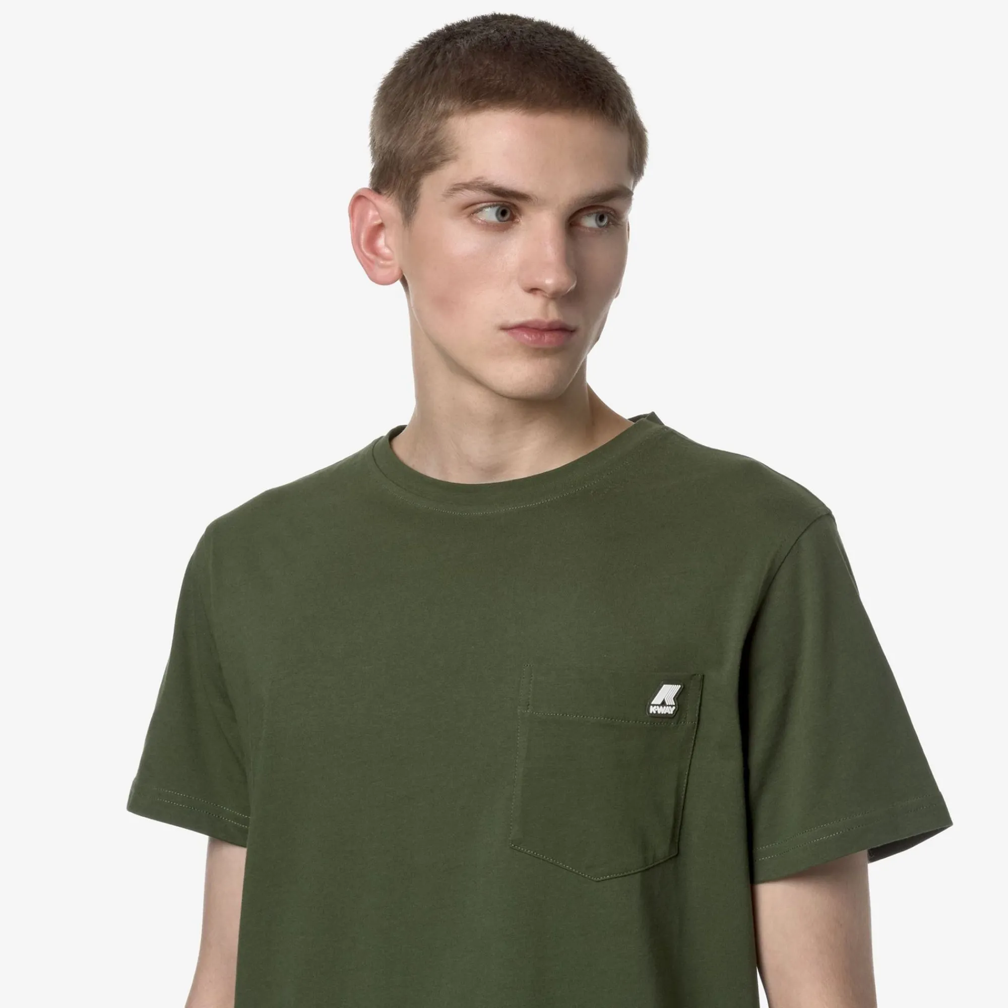 K-WAY Sigur - T-Shirtstop - T-Shirt - Man - Green Cypress Discount
