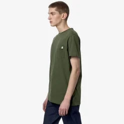 K-WAY Sigur - T-Shirtstop - T-Shirt - Man - Green Cypress Discount