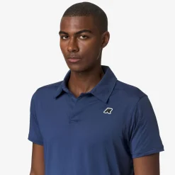 K-WAY Slievot - T-Shirtstop - Polo - Man - Blue Fiord Shop