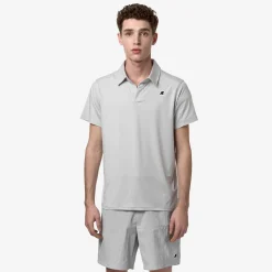 K-WAY Slievot - T-Shirtstop - Polo - Man - Grey Ash Best Sale