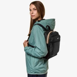 K-WAY Small Laon - Bags - Backpack - Unisex - Black Pure New