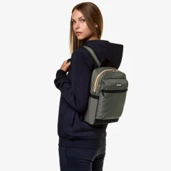 K-WAY Small Laon - Bags - Backpack - Unisex - Green Blackish Clearance