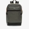 K-WAY Small Laon - Bags - Backpack - Unisex - Green Blackish Sale
