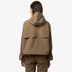 K-WAY Soille Clean Look 3L - Jackets - Short - Woman - Brown Corda-Red Dk Best Sale