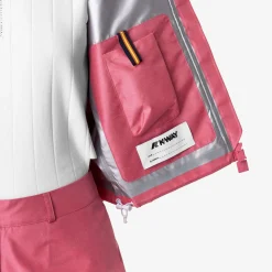 K-WAY Soisir Shantung - Like 2L - Jackets - Short - Woman - Pink Camelia Shantung Discount