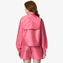 K-WAY Soisir Shantung - Like 2L - Jackets - Short - Woman - Pink Camelia Shantung Discount