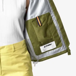 K-WAY Soisir Shantung - Like 2L - Jackets - Short - Woman - Green Sphagnum Shantung Flash Sale